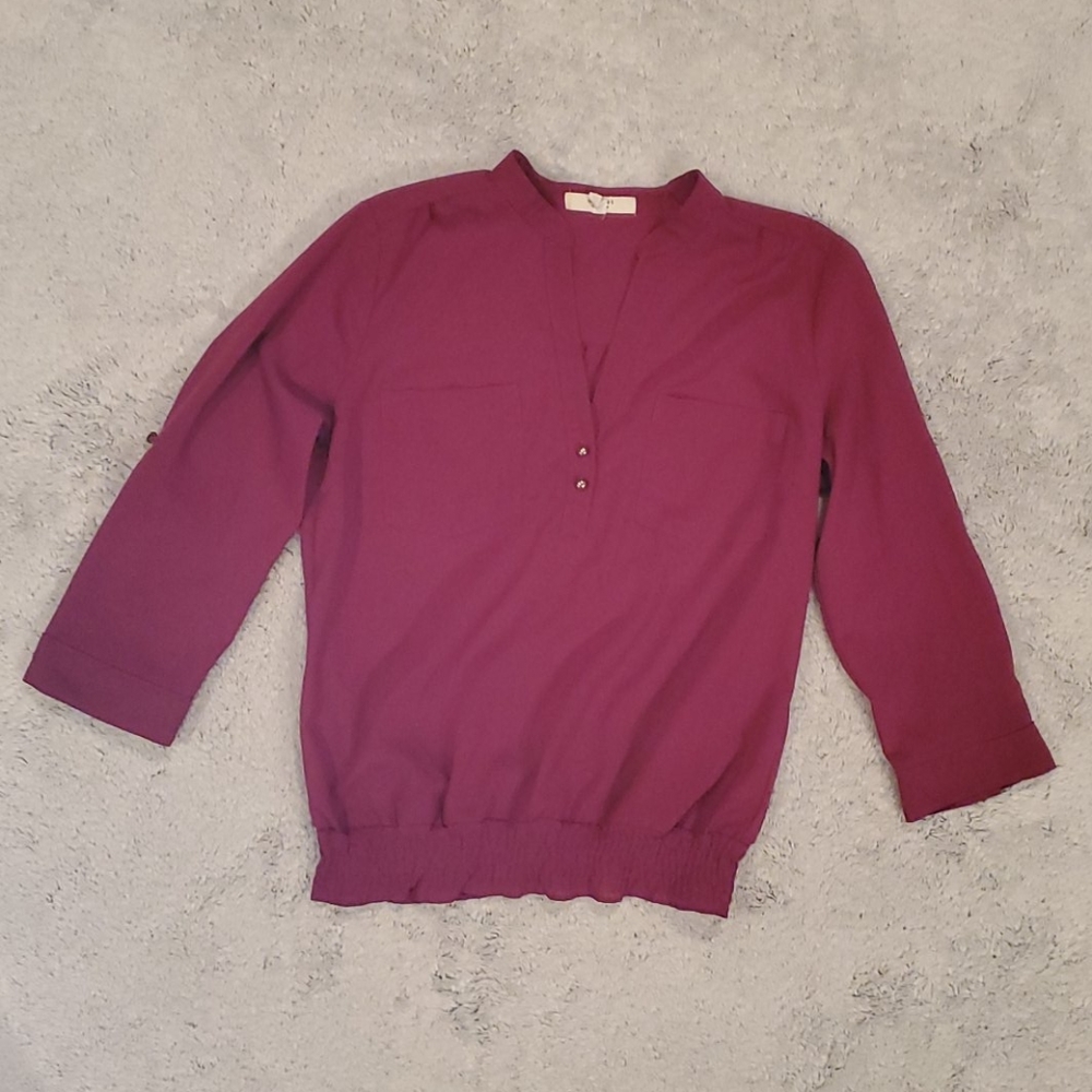 Fuscia blouse